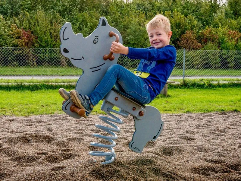 Feather rocking animal rhinoceros with rocking child Feather rocking animal rhinoceros with rocking child